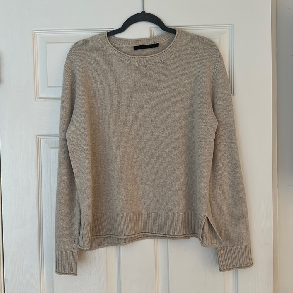 Jenni Kayne Everyday Sweater Oatmeal SZ M